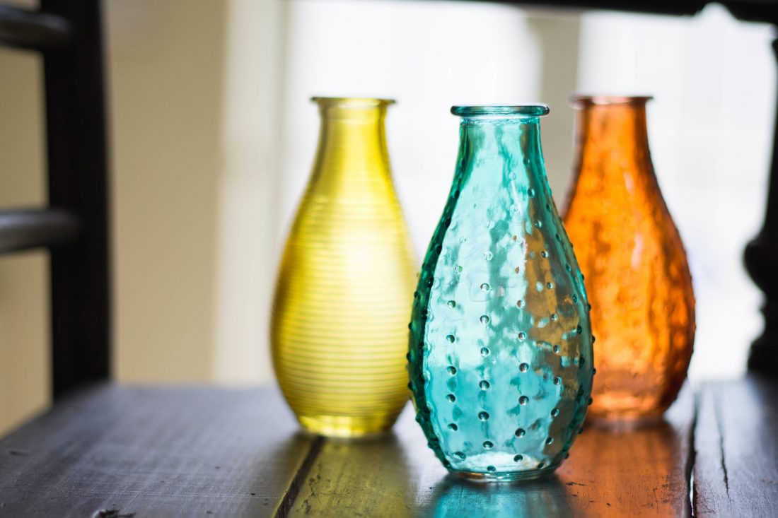 Free stock image of Glass Vases