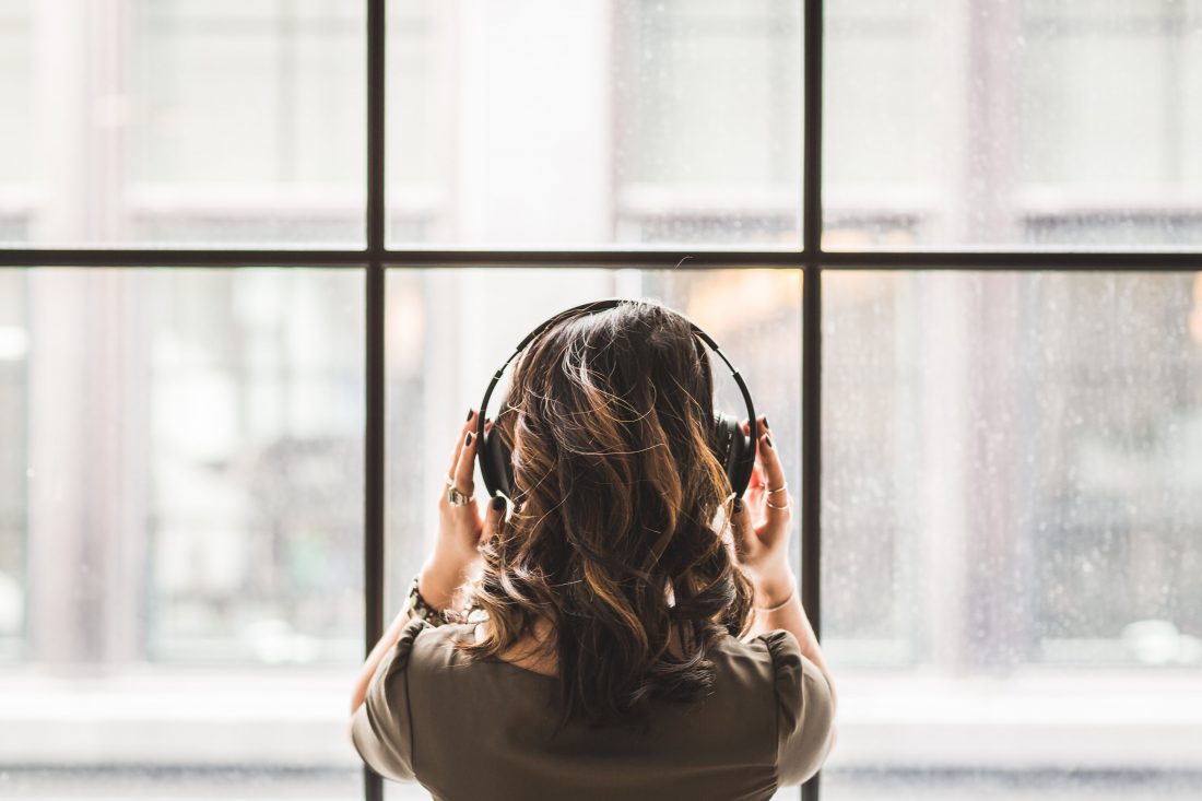 Free stock image of Woman Listening To Music