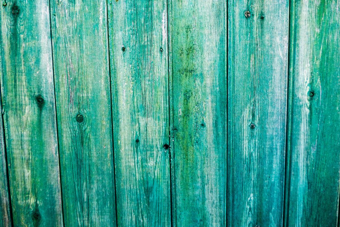 Free stock image of Green Wood Fence