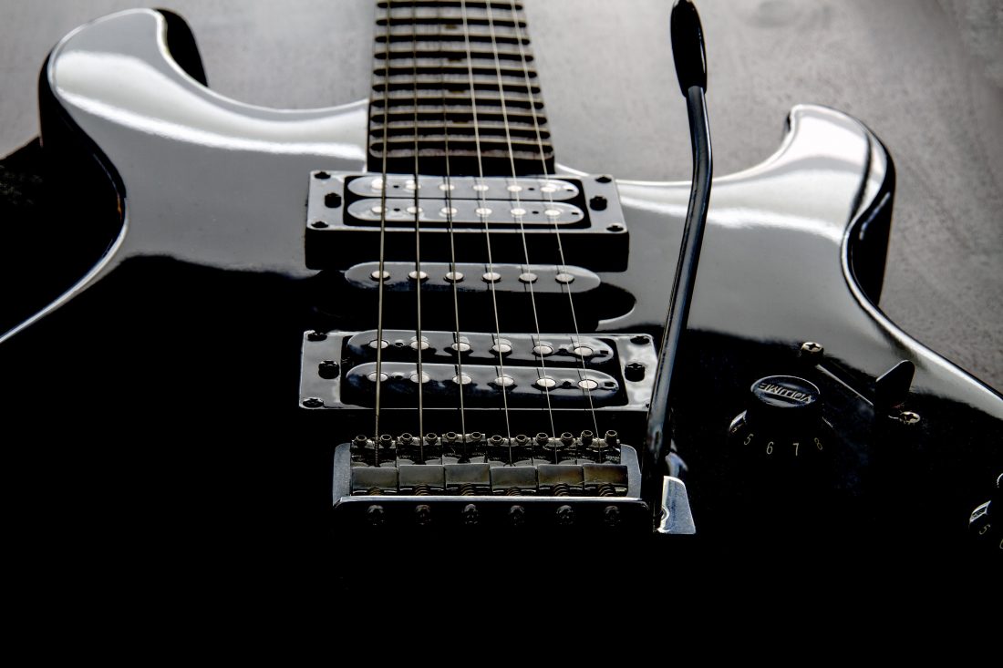 Free stock image of Black Guitar