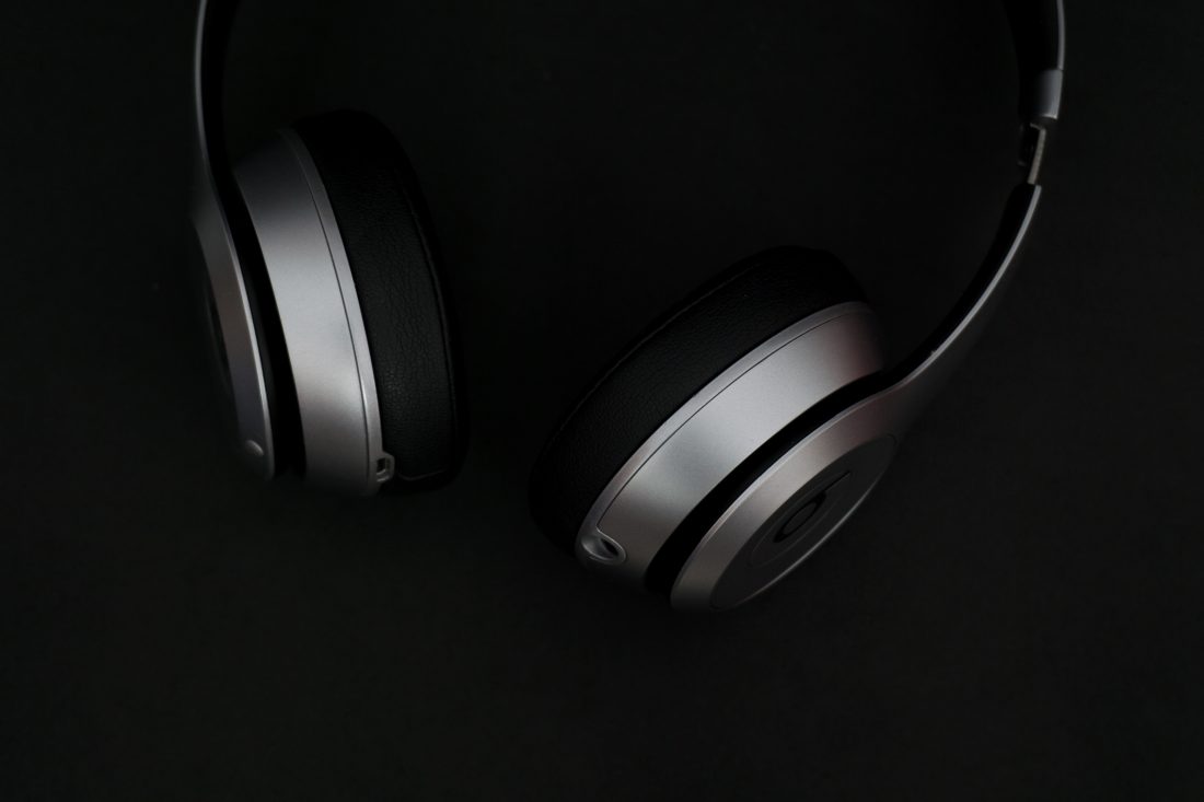 Free stock image of Headphones on Black