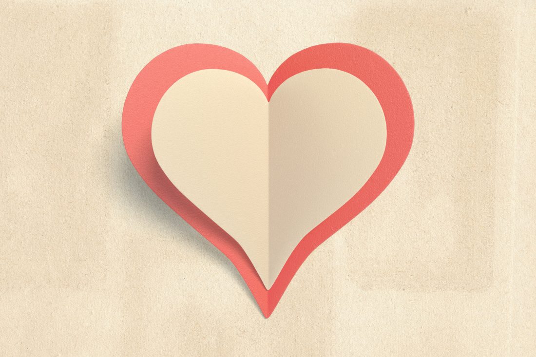 Free stock image of Paper Love Heart