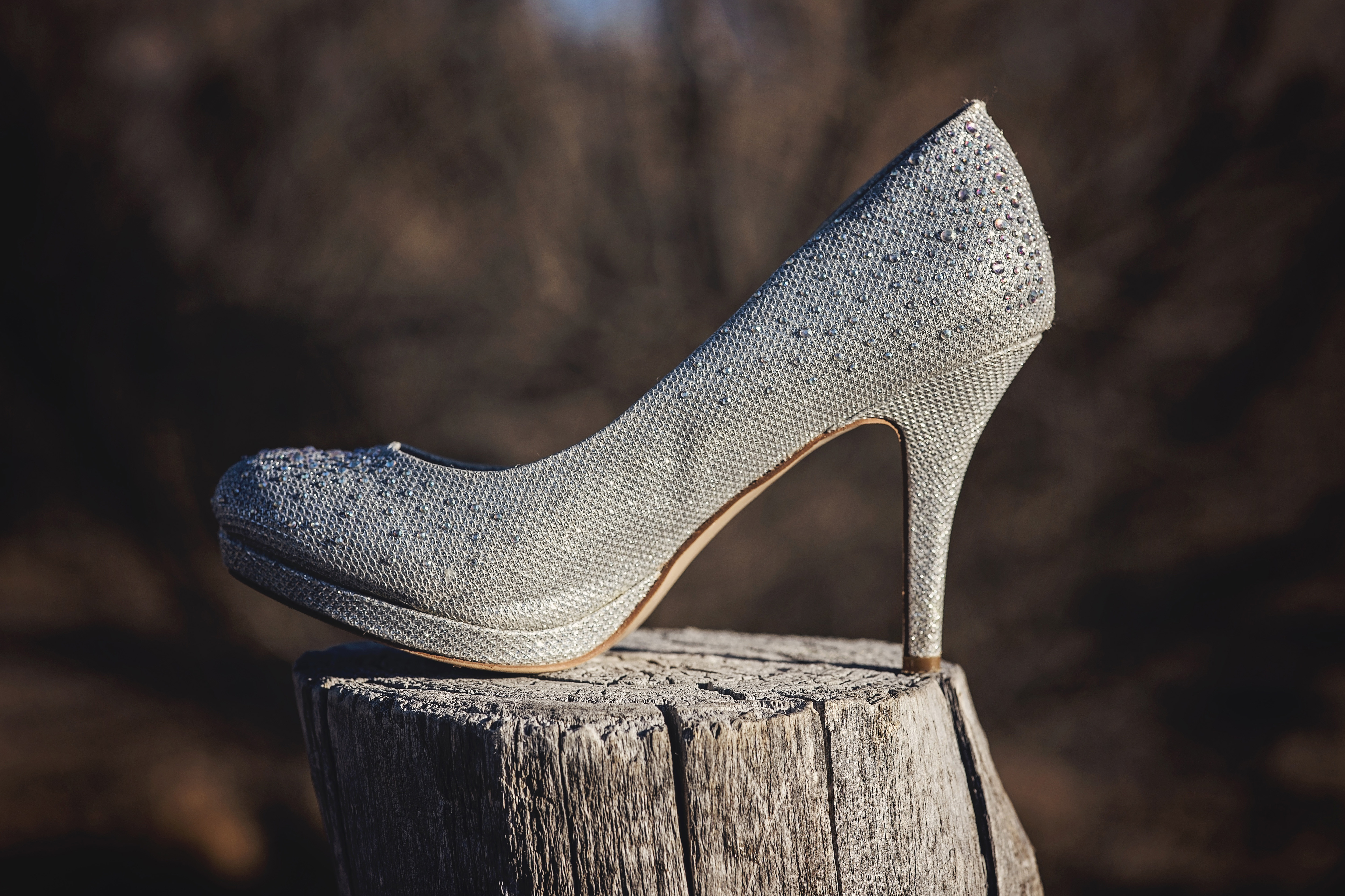 Rose Gold Heels - Ankle Strap Heels - Glitter Platform Heels - Lulus