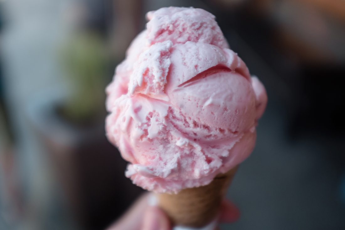 Free stock image of Ice Cream Closeup