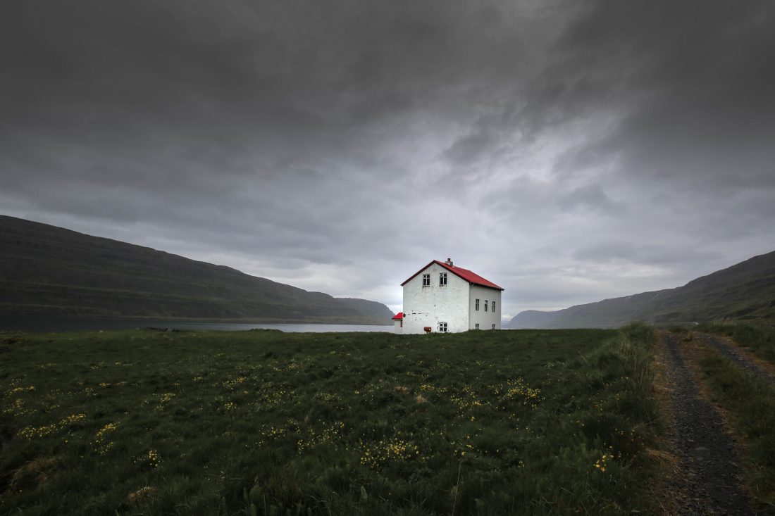 Free stock image of Dramatic Icelandic House