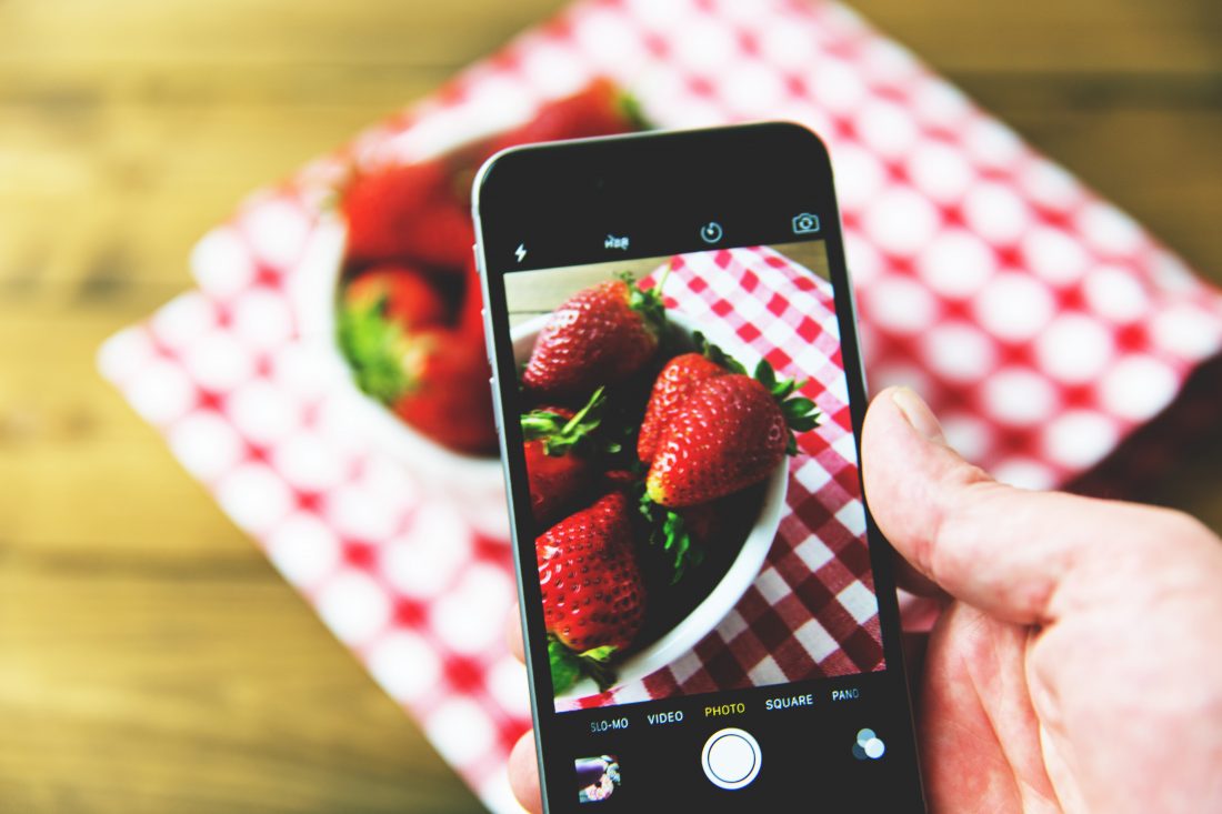 Free stock image of iPhone Capturing Fruit Photo