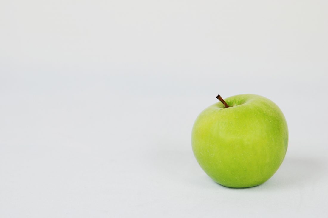 Free stock image of Single Green Apple