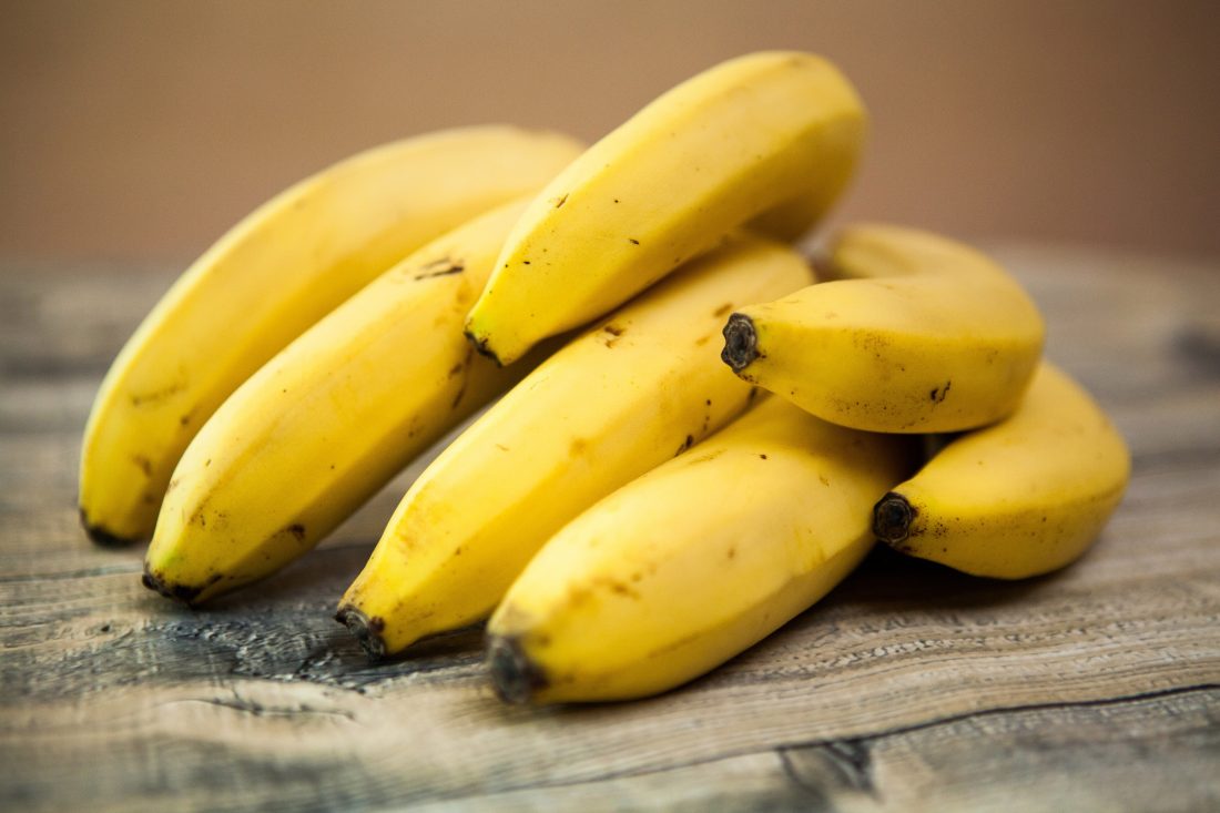 Free stock image of Bananas on Table