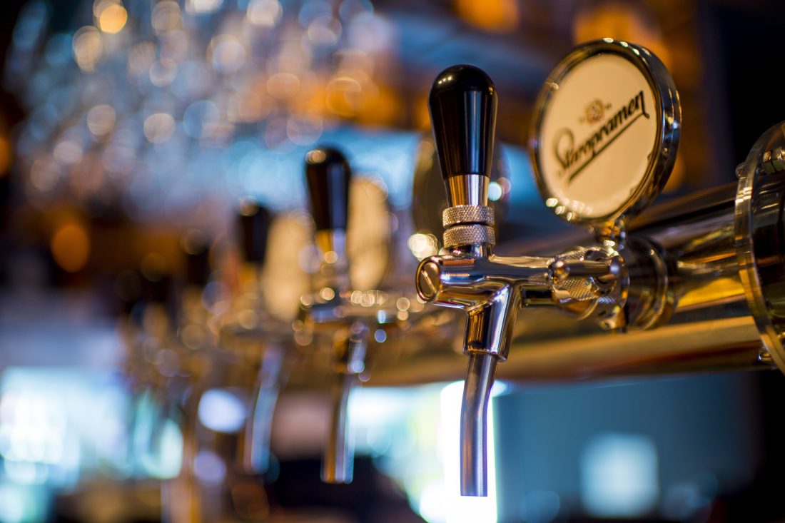 Free stock image of Beer Pumps in Bar