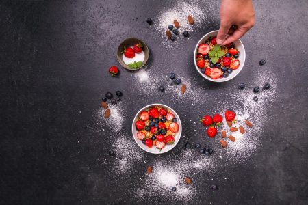 Bowls of Fruit & Berries