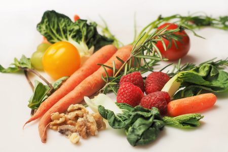 Carrots, Strawberries & Vegetables