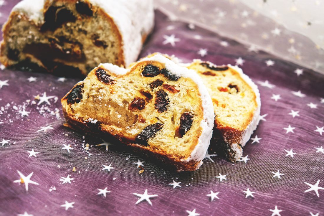 Free stock image of Christmas Stollen