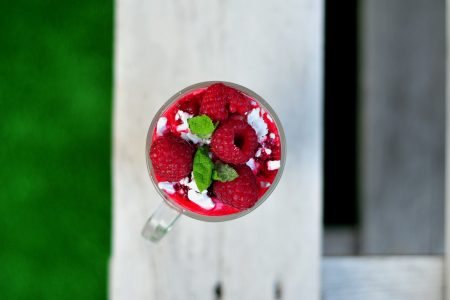 Raspberry Smoothie Cocktail
