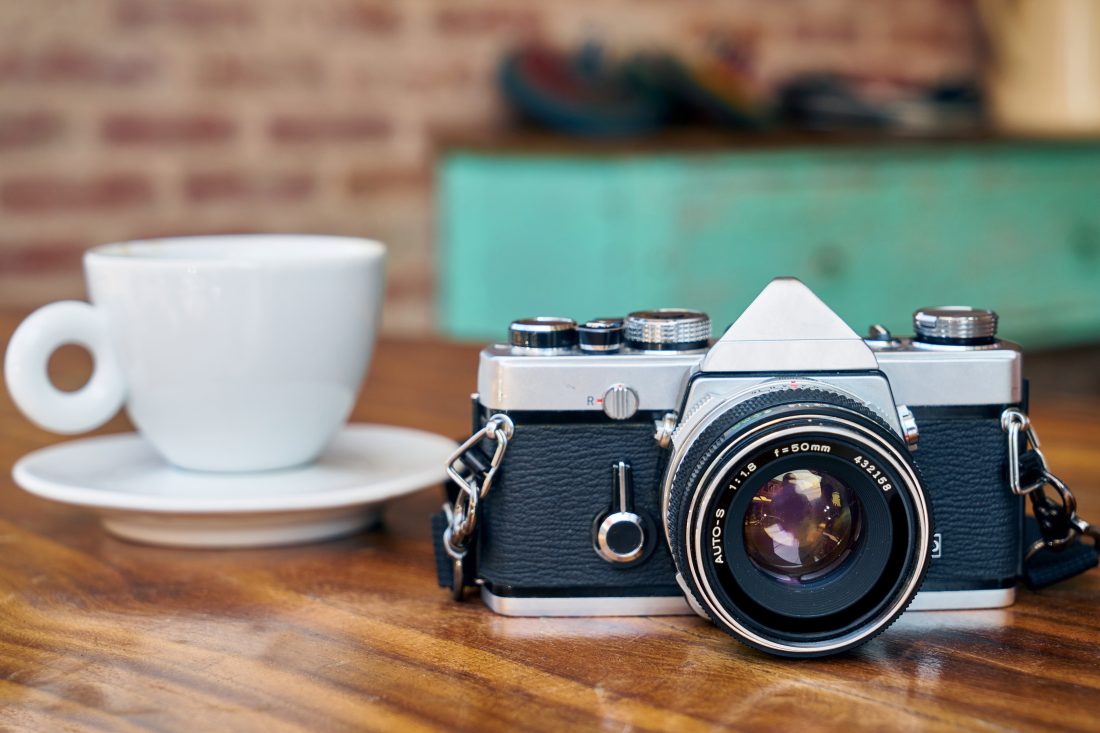 Free stock image of Coffee & Camera