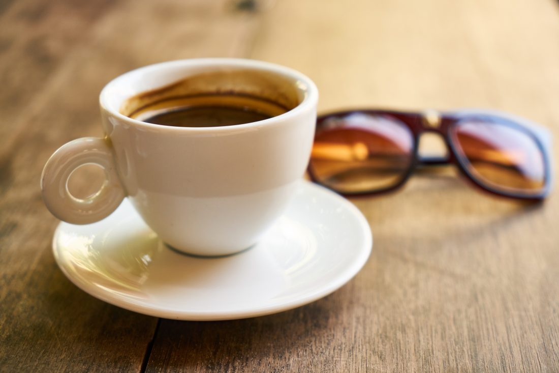 Free stock image of Espresso Coffee & Sunglasses