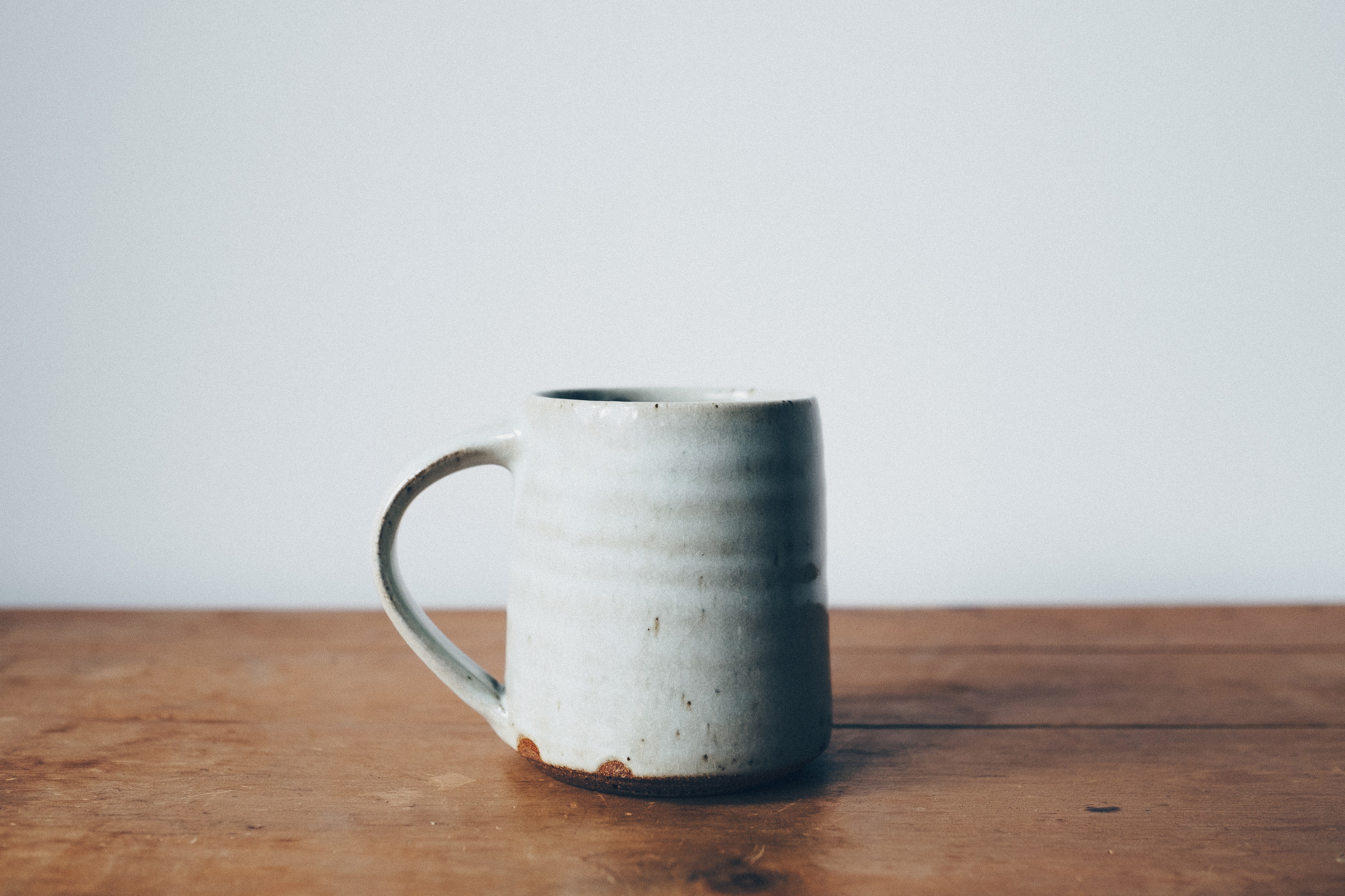 Rustic Coffee Mug on Wooden Table Free Stock Photo ISO