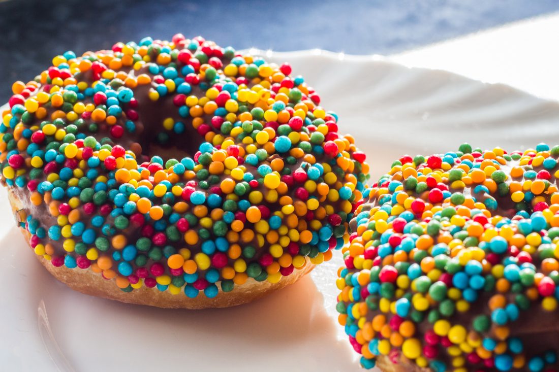 Free stock image of Colorful Donuts