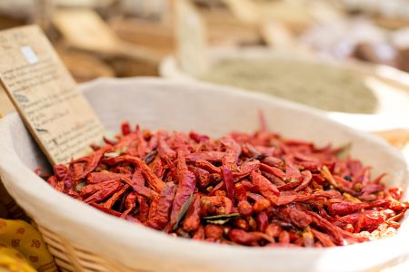 Dried Red Peppers