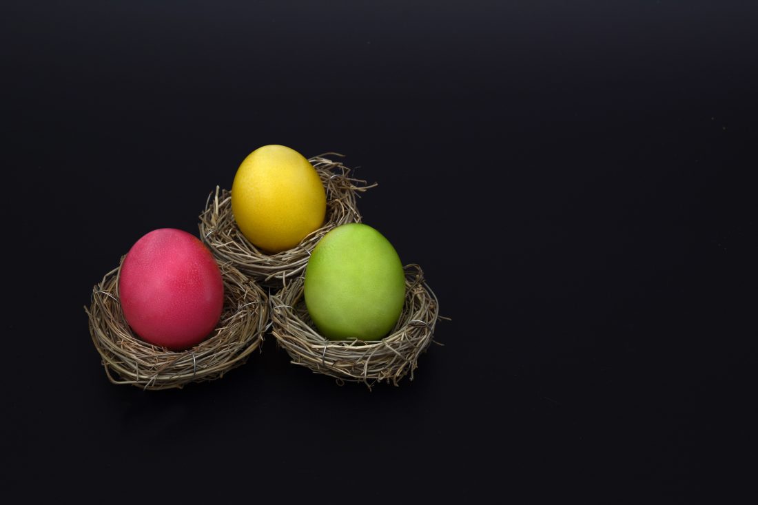 Free stock image of Easter Eggs Nest