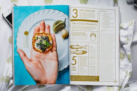 Food Magazine in Kitchen
