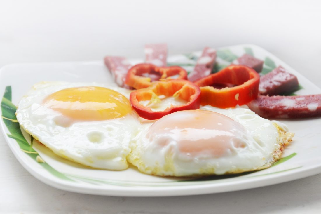Free stock image of Fried Breakfast Eggs