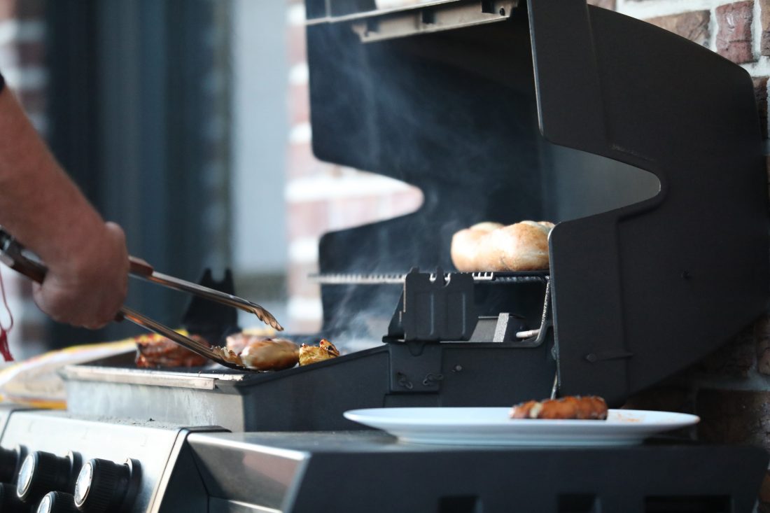 Free stock image of Man Cooking on BBQ