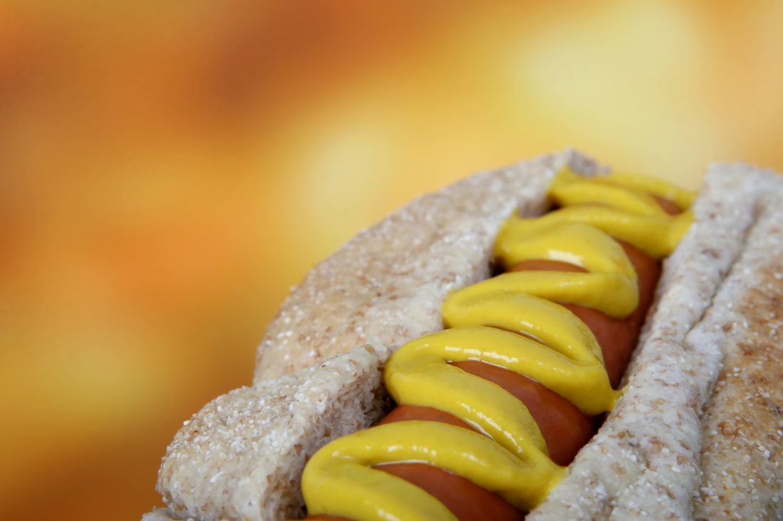 Free stock image of Hot Dog & Mustard