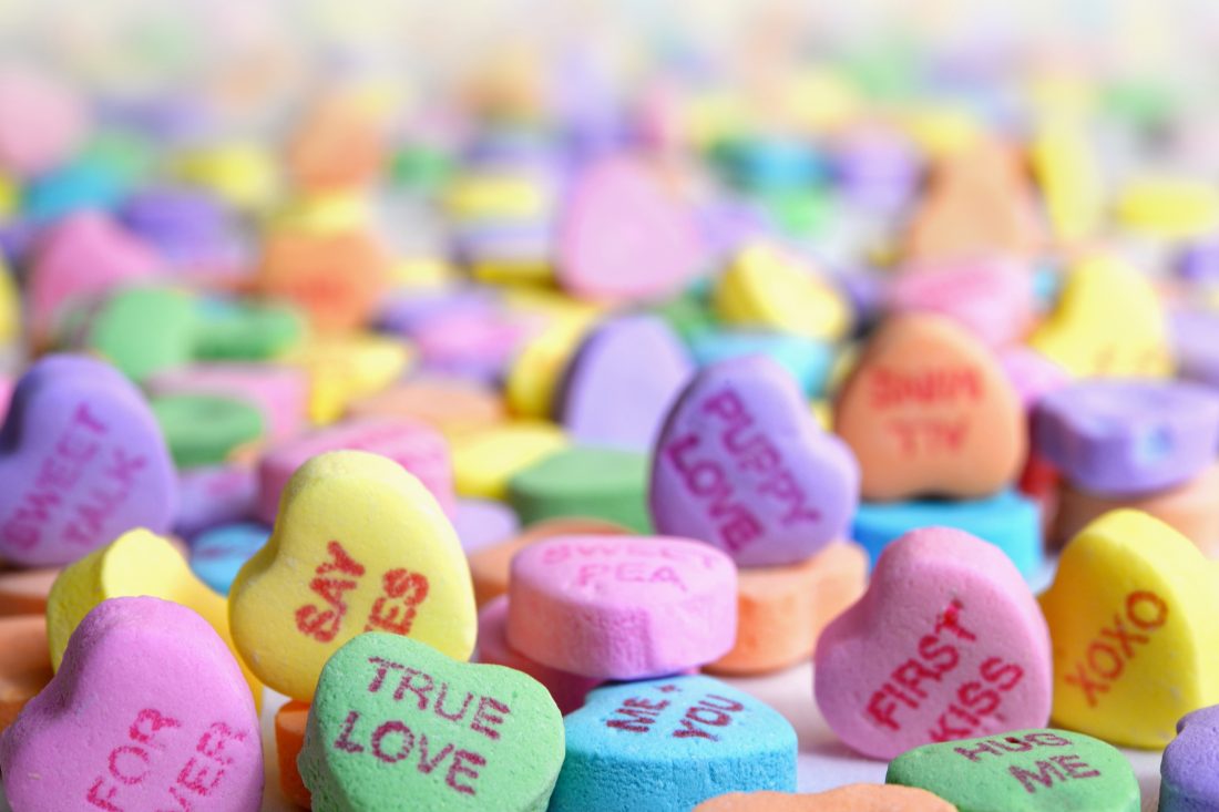 Free stock image of Love Heart C&y Sweets