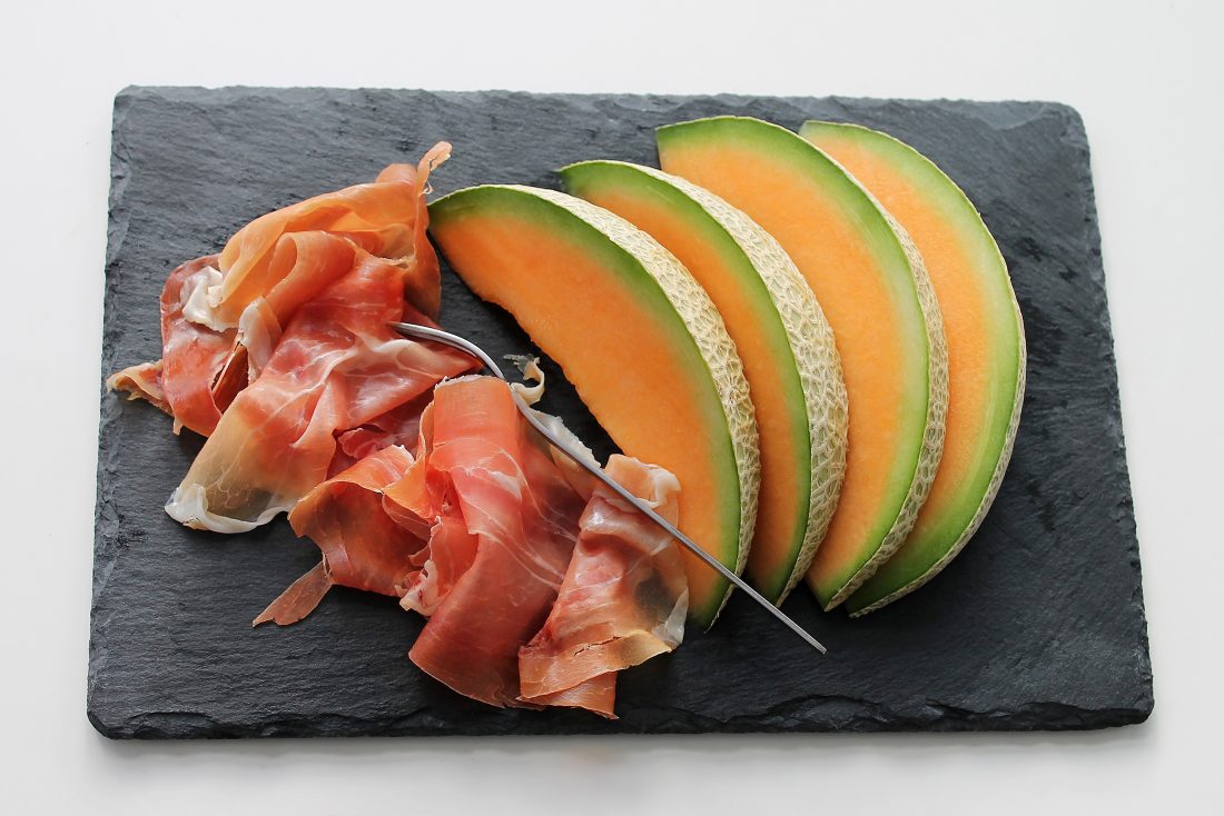 Free stock image of Melon & Ham