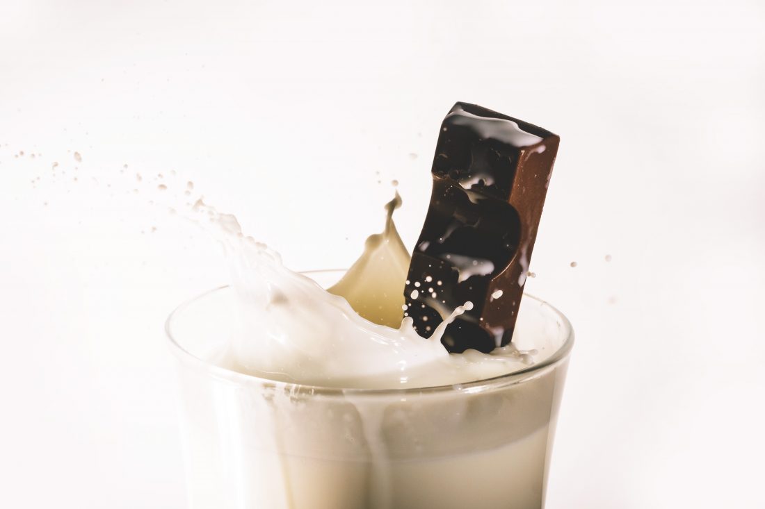 Free stock image of Milk Chocolates in Glass