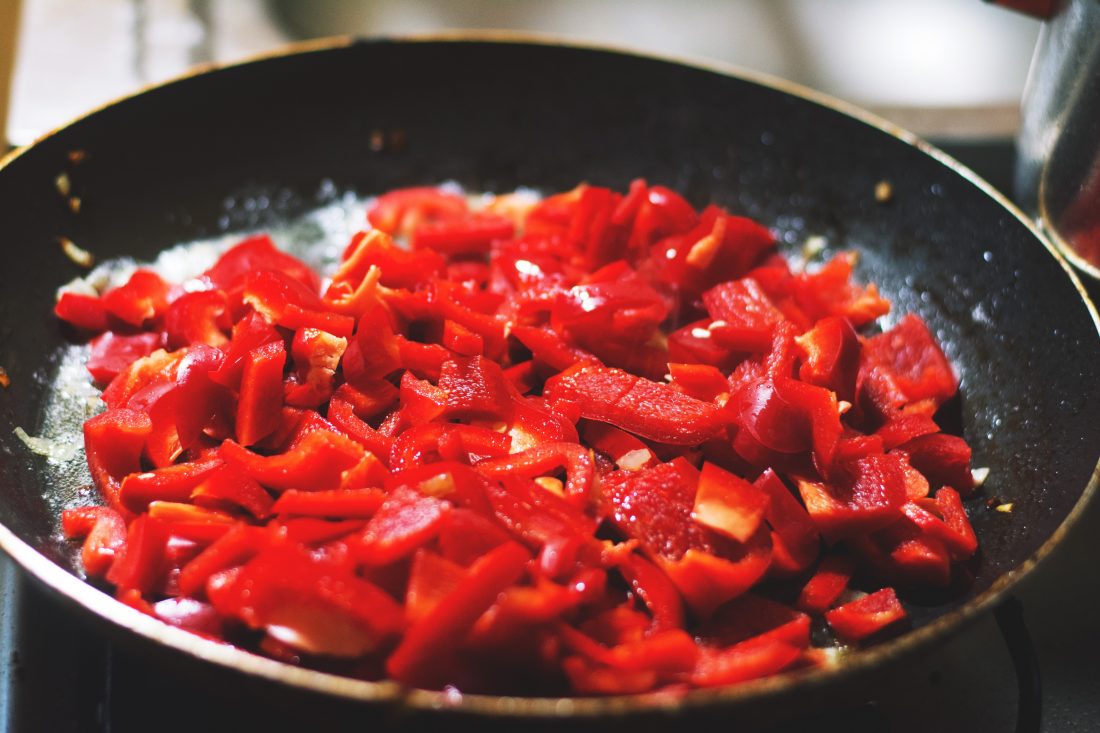 Free stock image of Fried Peppers