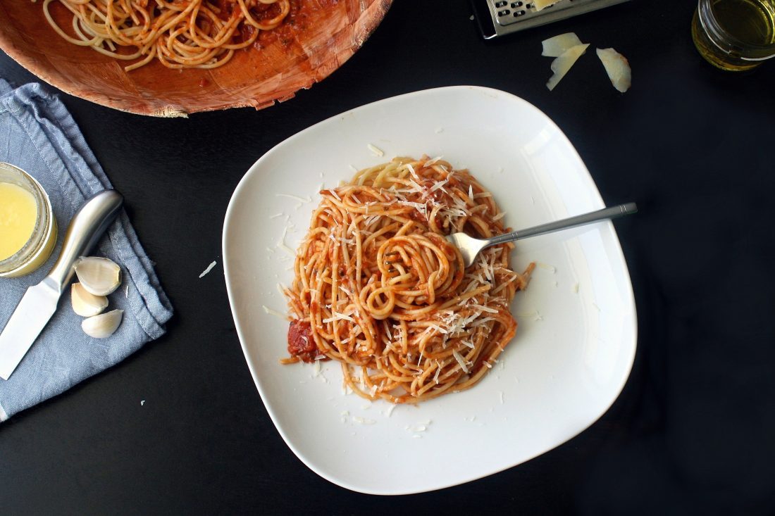 Free stock image of Italian Pasta Dinner