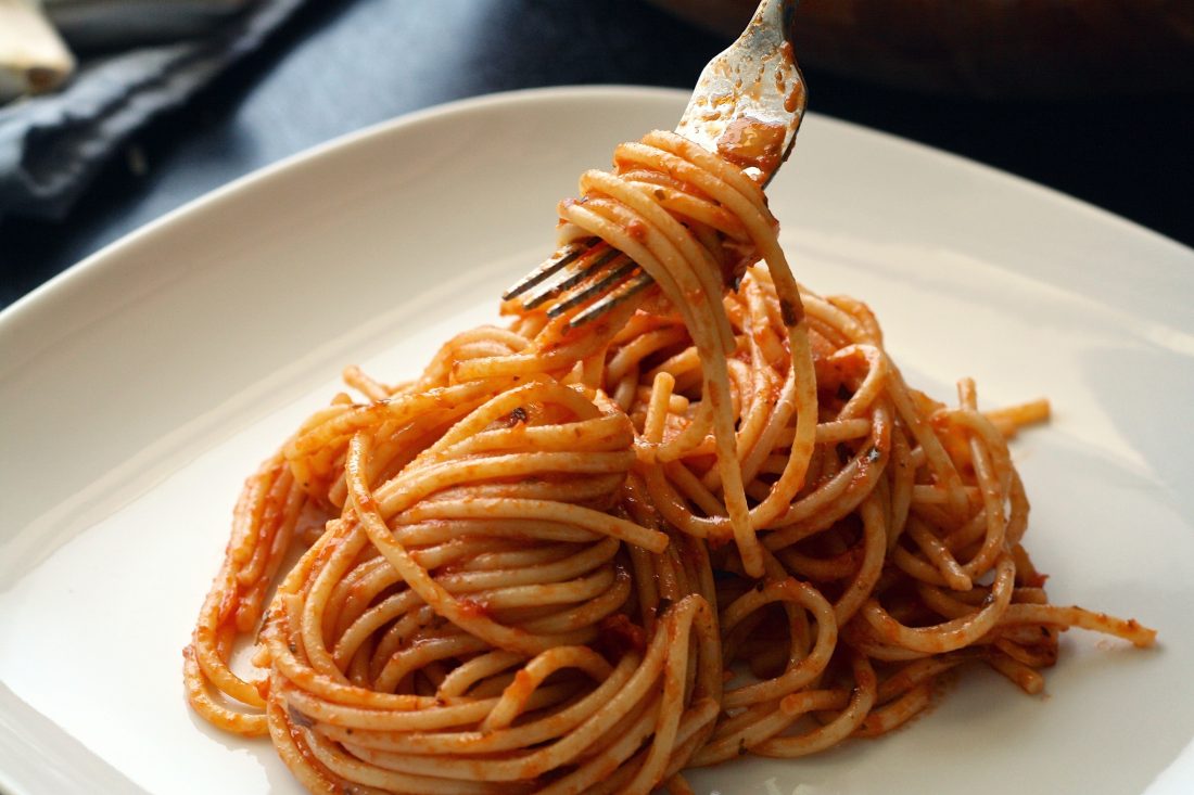Free stock image of Spaghetti Pasta on Fork