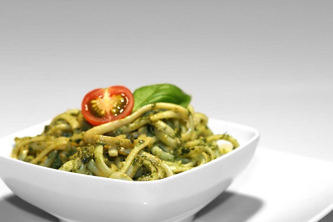 Free stock image of Pesto Pasta