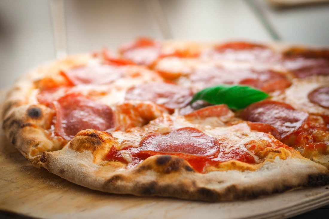 Free stock image of Salami Pizza