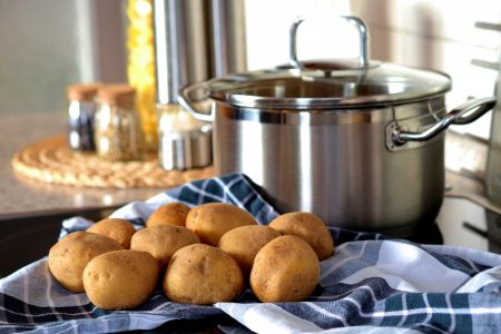 Potatoes in Kitchen