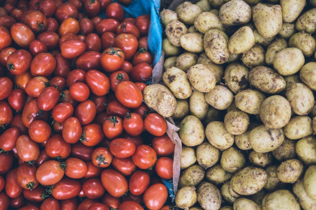 Free stock image of Potatoes & Tomatoes