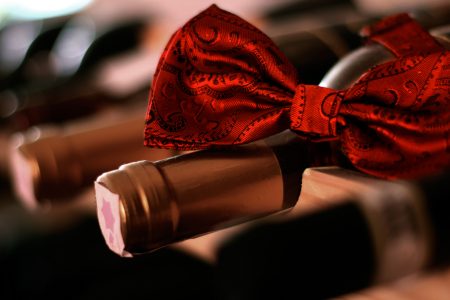Red Wine with Bow