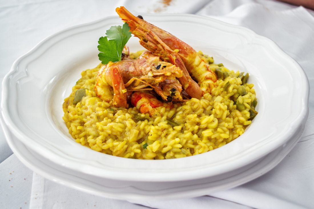 Free stock image of Risotto Rice Prawn
