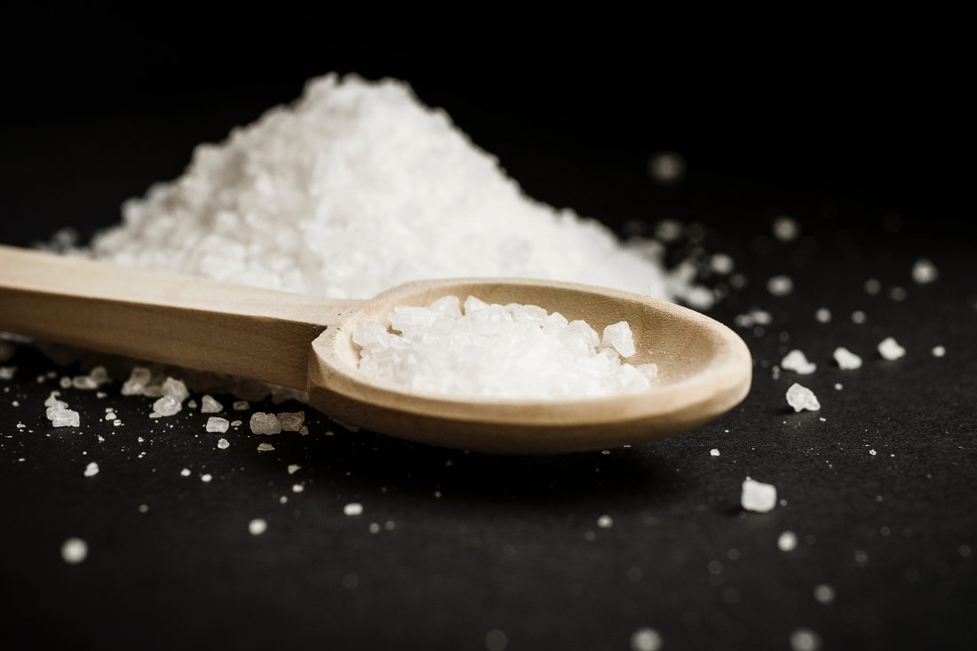 Free stock image of Salt on Spoon