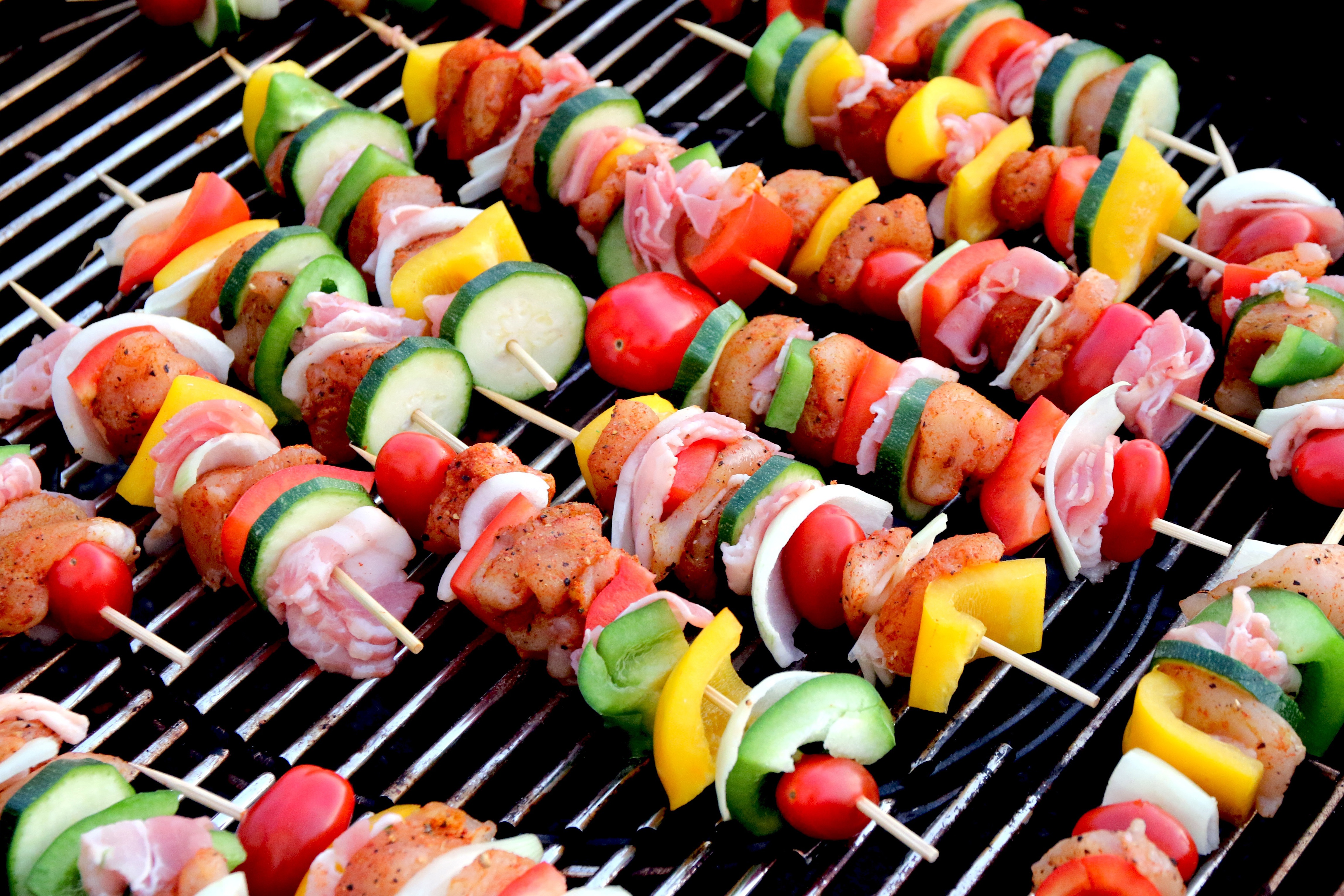 Shish Kebabs Free Stock Image and Picture.