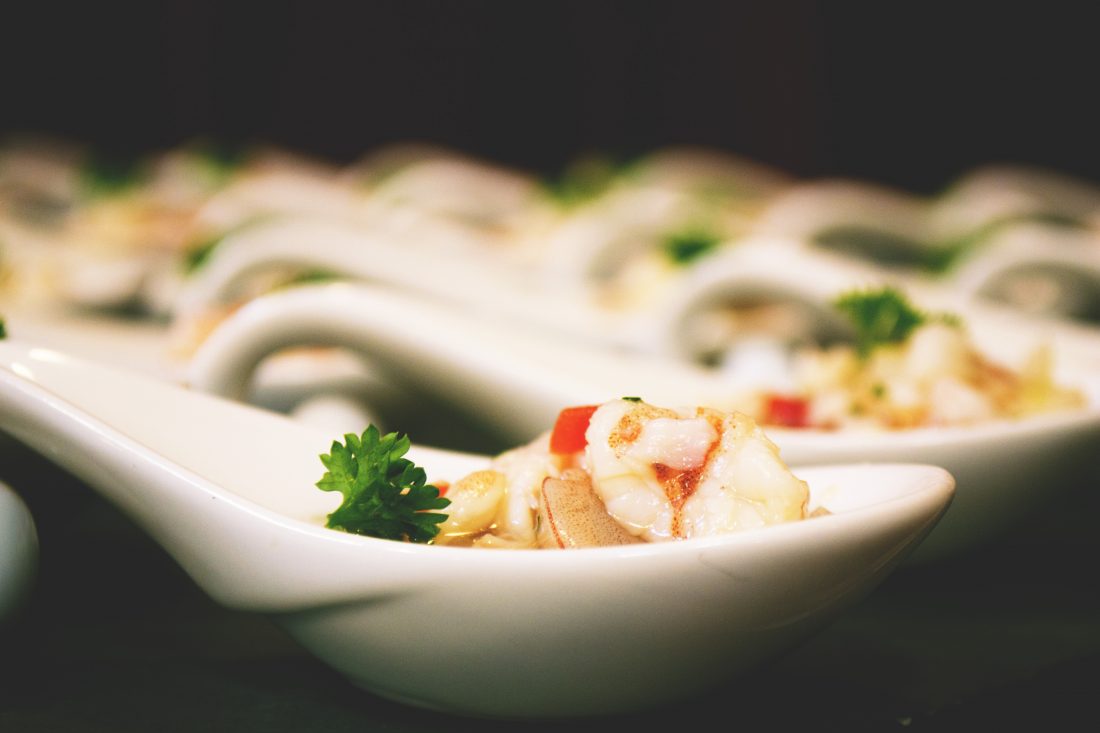 Free stock image of Shrimps on Spoon