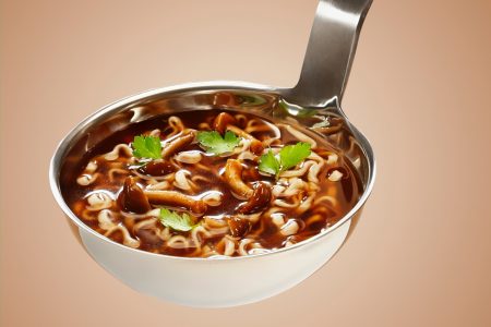 Soup in Spoon
