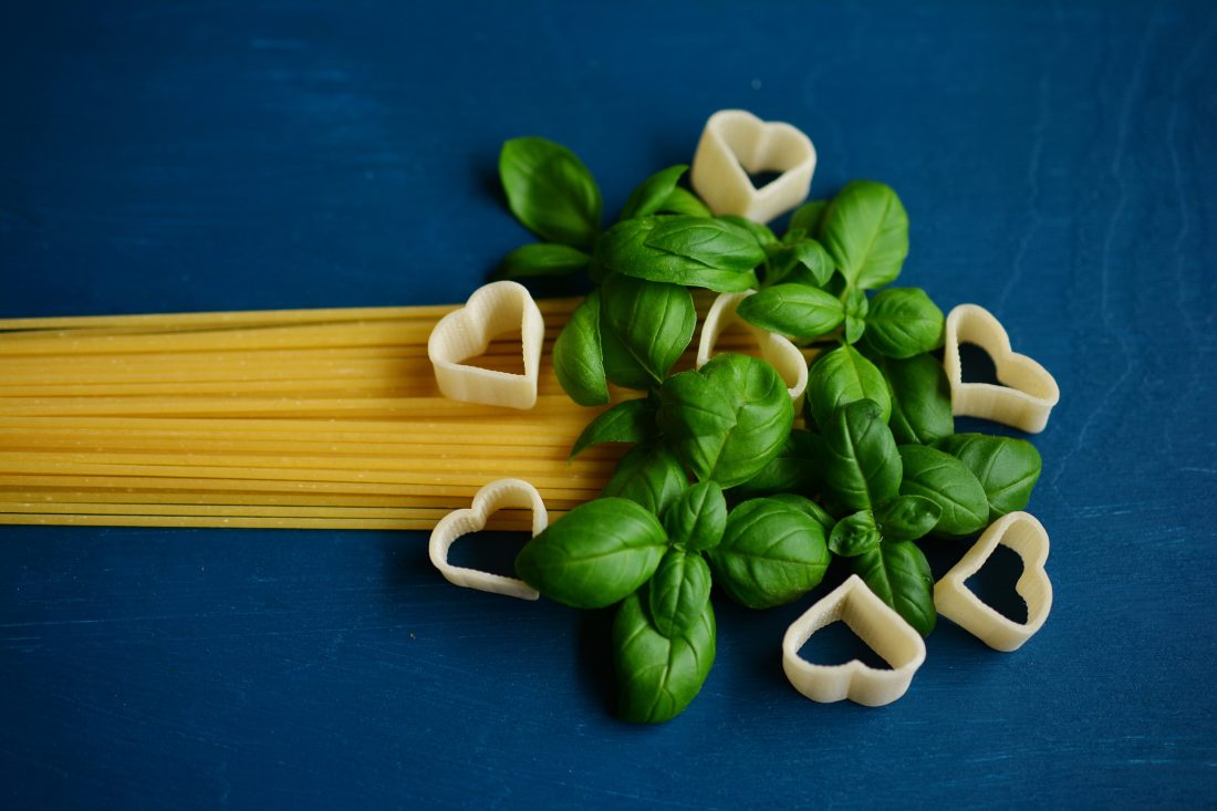 Free stock image of Spaghetti Pasta & Basil