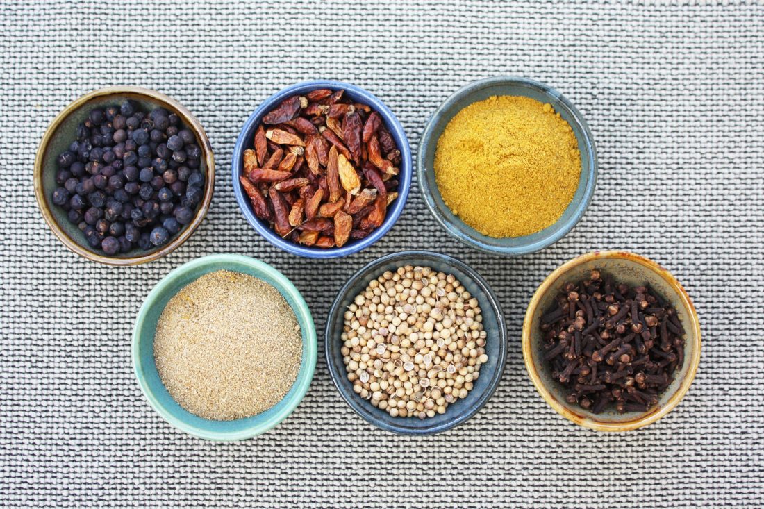 Free stock image of Spices in Bowls