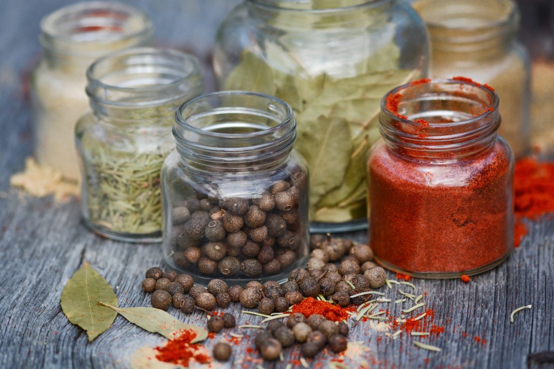 Free stock image of Spices in Jars