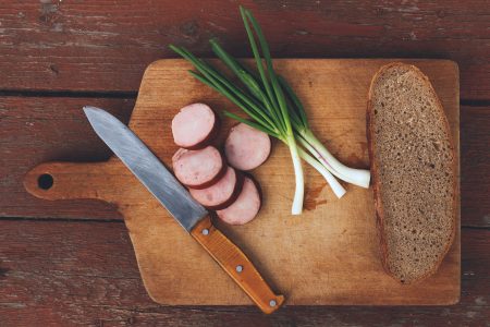 Spring Onions & Bread