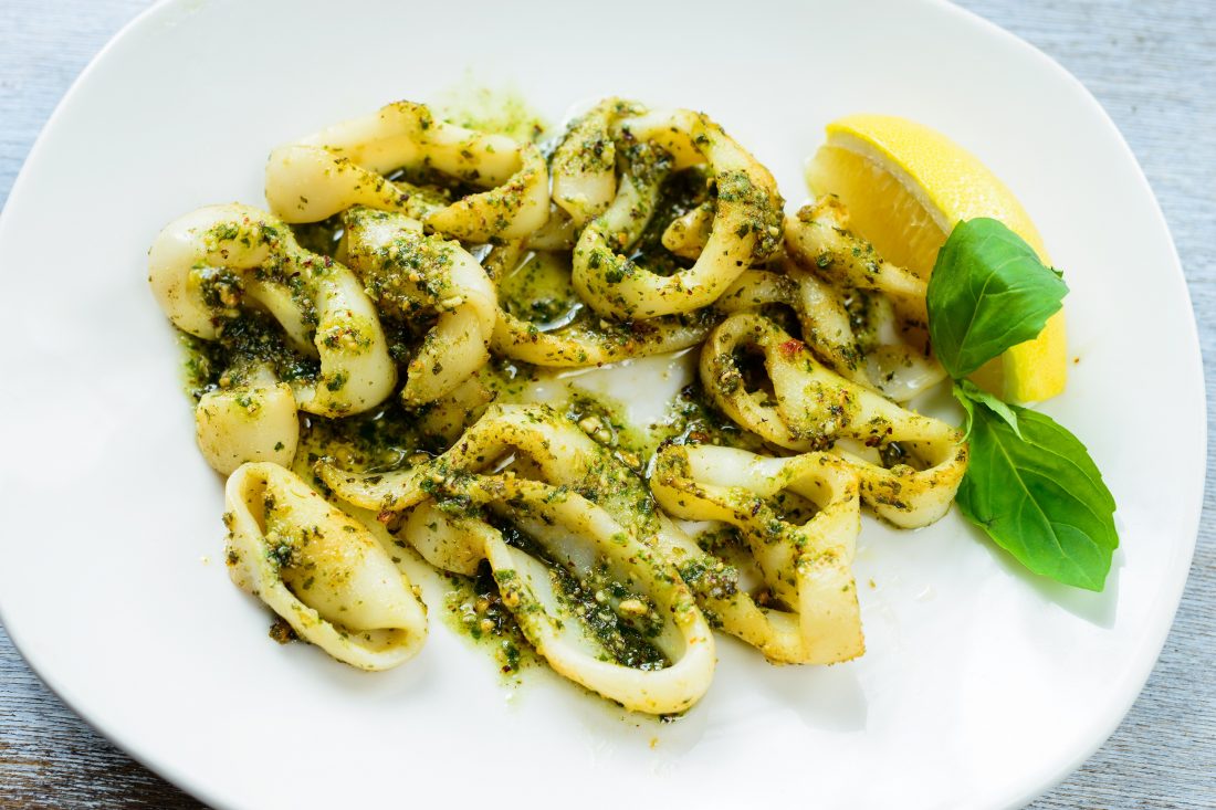 Free stock image of Squid Seafood Dinner