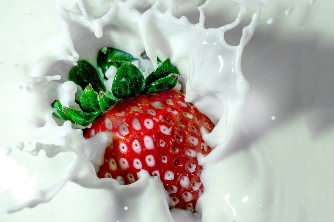 Free stock image of Strawberry Milk