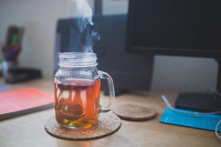 Hot Tea Jar & Computer Desk